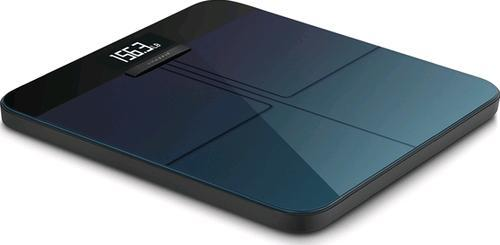 AMAZFIT SMART SCALE AURORA GRADIENT DESIGN BILANCIA PESA PERSONE WI-FI + BLUETOOTH MISURA VARIAZIONI DI PESO DI 50 Gr 16 PARAMETRI SALUTE FREQUENZA CARDIACA